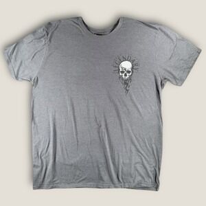 Harley-Davidson Badlands T-Shirt Gray Skull Eagle Wall South Dakota Large